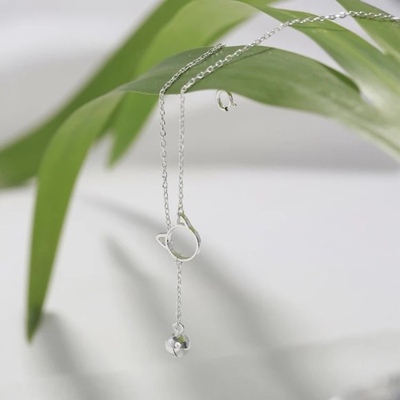 14k Gold Adorable Cat Sterling Silver Bracelet Sterling Silver - Picture 3 of 10